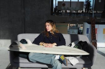 Jessamine with surfboard project|Jessamine with surfboard|