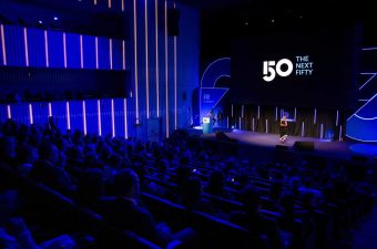 The Next 50 IE University|Alcazar photo|Auditorium IE Tower|Francis Ford Coppola IE University|Manuel Muniz IE University