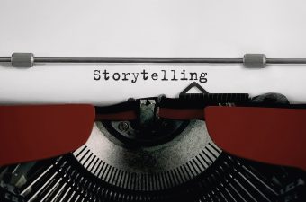 what is brand storytelling typewriter